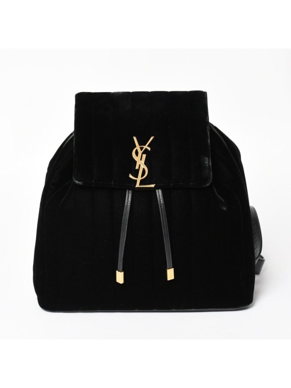 Saint Laurent Vicky Small Backpack Velvet Gold